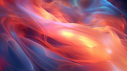 Abstract swirling colors creating a vibrant dynamic flow