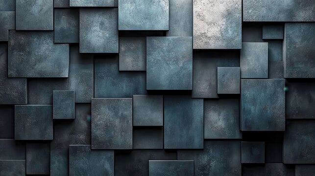 illustration of abstract texture with squar