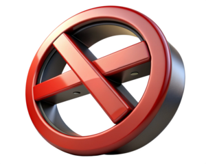 sign not allowed smoking 3d