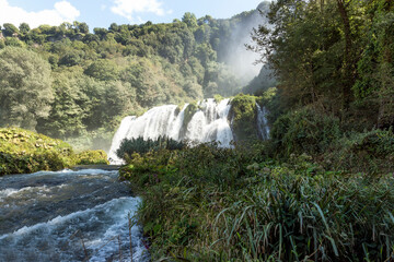 Wonderful Natural Sceneries of The Marmore Falls (Cascata delle Marmore) in Umbria, Terni Province, Italy (Part II).