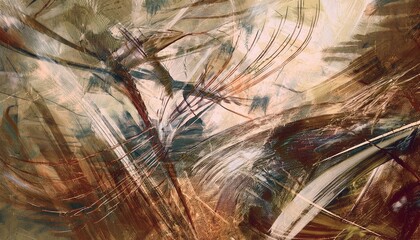 Close-up design of high quality original digital artwork painted with pastel colors.