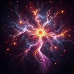 Plasma Splatter A splatter that forms a glowing swirling cloud o