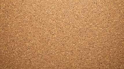High-Resolution Corkboard Texture:  Brown Natural Cork Background Image