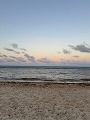 sunset on the beach