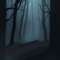 Obraz premium design of dark wood background