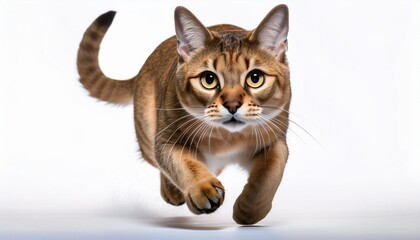 cat isolated on white