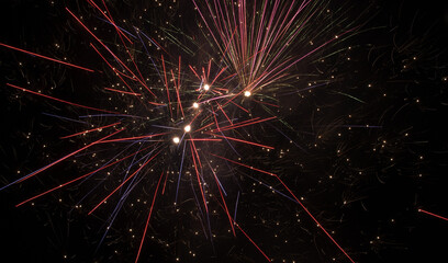 Fototapeta premium new year firework