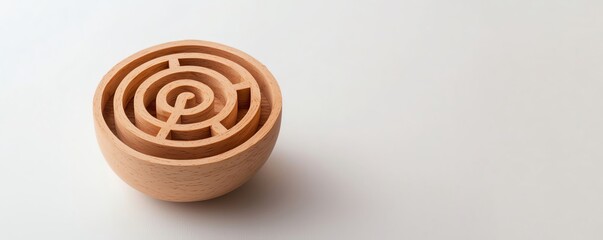 overthinking concept. A maze inside a brain, representing the challenges of navigating overthinking, overthinking mind psychology, symbolic mental struggle