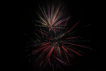 Obraz premium new year firework