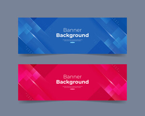 Gradient background for banner template design