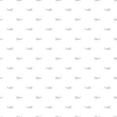Cute Fish bones Seamless pattern. Cartoon Fish skeleton, background. Vector Illustration.
