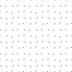 Cute Fish bones Seamless pattern. Cartoon Fish skeleton, background. Vector Illustration.