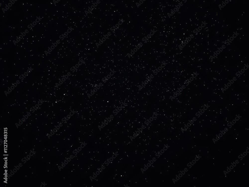 Wall mural background of night sky filled with sparkling stars, night, cosmos