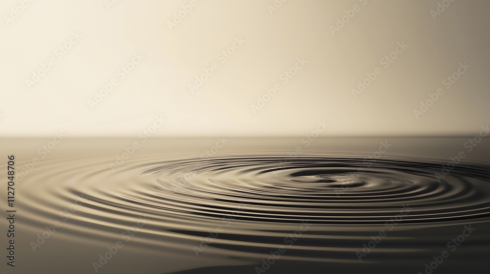 Poster A minimalist gradient ripple effect transitioning seamlessly across the entire design, glowing softly against a neutral background.