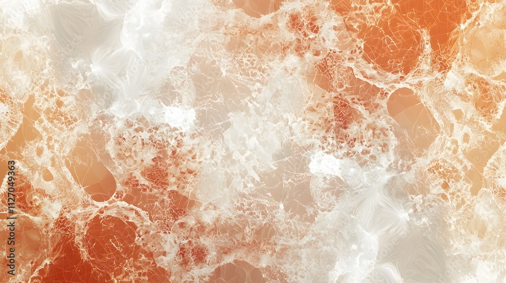 Aufkleber An abstract digital representation of translucent layers forming a seamless interconnected pattern.