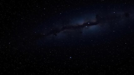 Deep black night sky scattered with twinkling stars, creating a mesmerizing backdrop, cosmos, night sky