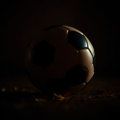 Soccer ball, Football, isolated on white background, full depth of field