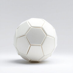 Obraz premium Soccer ball, Football, isolated on white background, full depth of field