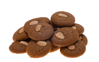 almond cookies isolated