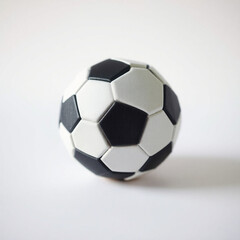 Obraz premium Soccer ball, Football, isolated on white background, full depth of field