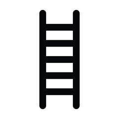 Ladder icon, vector symbol illustration design element for step-by-step business growth and success