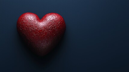Fototapeta premium Realistic 3D Heart Render Ideal for Medical Illustrations and Projects