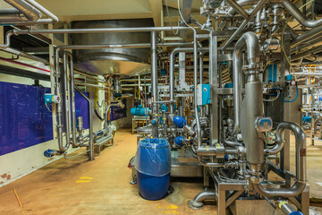 Control Industrial automation factory chemical equipment pipe stainless