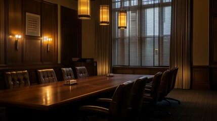 Clean office space with white walls and floors