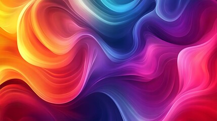 Obraz premium Abstract colorful wavy background.