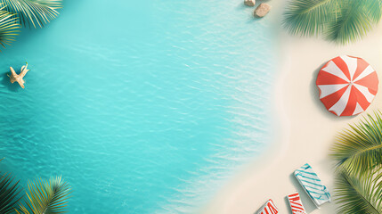 Holiday vacation design concept template