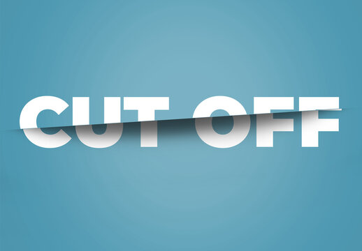 Cut Off Sliced Text Effect