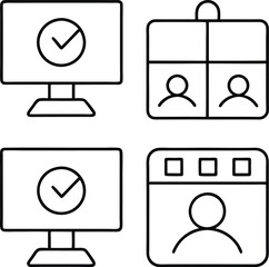 Online Meeting Confirmation, Approved, Attendee, Schedule, Checklist, Calendar, Participants, Virtua