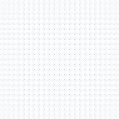 Grid paper line with dots seamless pattern on white background