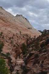 The dramatic landscapes and natural valleys of Zion National Park in Utah