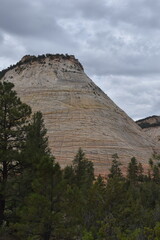 Fototapeta premium The dramatic landscapes and natural valleys of Zion National Park in Utah