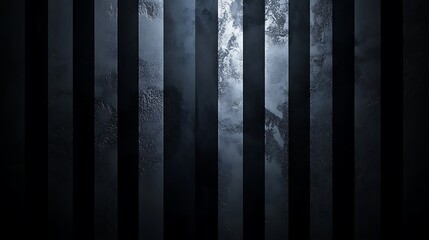 Naklejka premium Dark abstract background with vertical stripes and smoky texture.