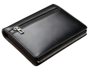 black leather wallet