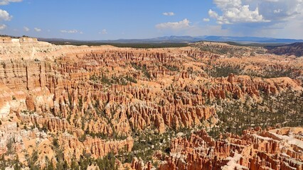 Hiking among the trippy rock and sand formations of Bryce Canyon National Park in Utah, USA