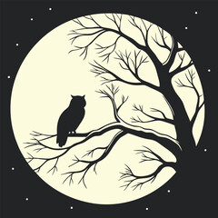 Elegant Bird Silhouette Design for Nature Themes