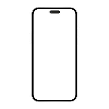 Apple released its new iPhone 16 pro mock up of the new mobile phones in vector art