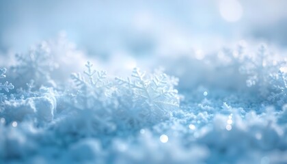 Christmas background with snowflakes