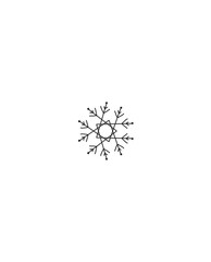 Fototapeta premium christmas snowflake 