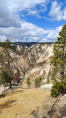 Trippy nature and geothermal activity in Yellowstone National Park