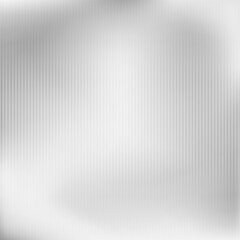 Square background with Glass Texture light gray effect. Blurred soft ribbed striped banner. Empty holidays backdrop.