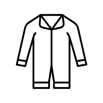 black pajamas outline clip art preview