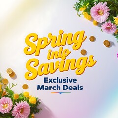 Obraz premium Spring into Savings Exclusive March Deals