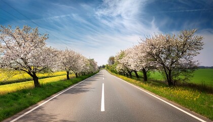 road in the countryside