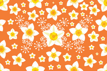 seamless pattern with flowers