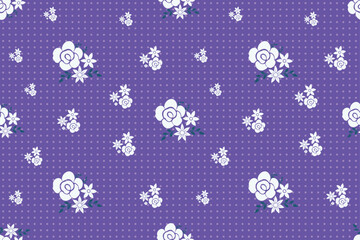 seamless pattern with snowflakes
