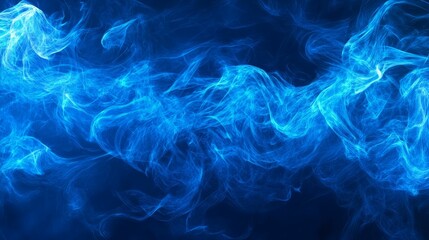 Abstract blue swirls, ethereal light, flowing energy.